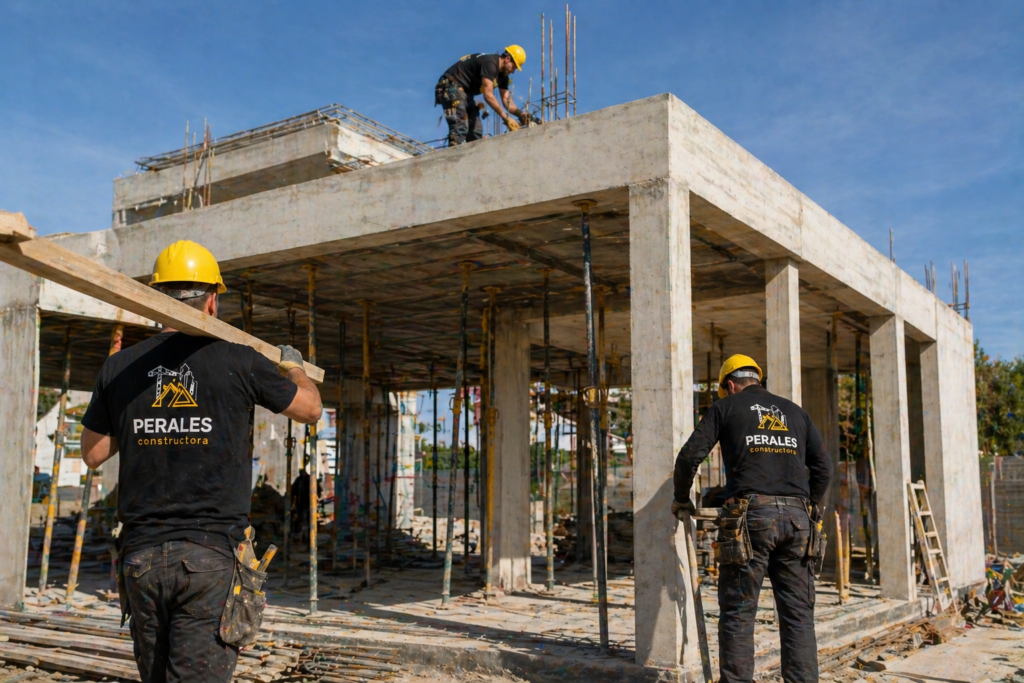 Inicio construccion perales constructora